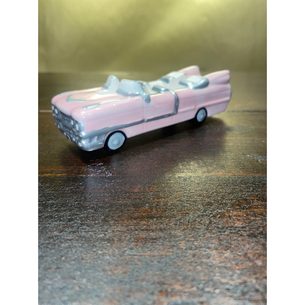 Mary Kay Pink Ceramic Cadillac Convertible Car Figurine Business Card‎ Holder